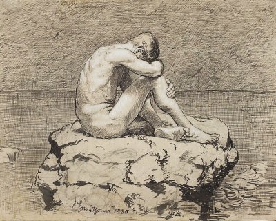 Hans Thoma, Loneliness, 1880.