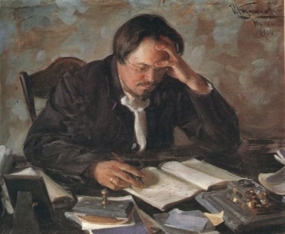 Portrait of Evgeny Chirikov, Ivan Kulikov, 1904.