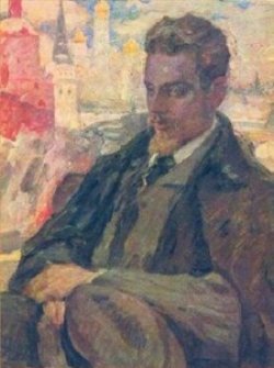 Portrait of Rainer Maria Rilke, Leonid Pasternak, 1928.