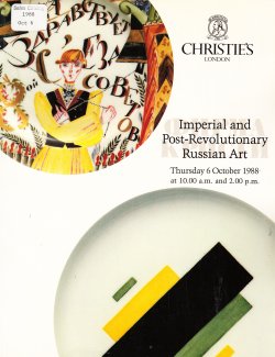 Catalogue of Christie's 1988 sale of Imperial and Post-Revolutionary Russian Art.