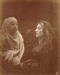 Julia Margaret Cameron, The Little Novice and the Queen, plate XI from The Idylls of the King, 1874.