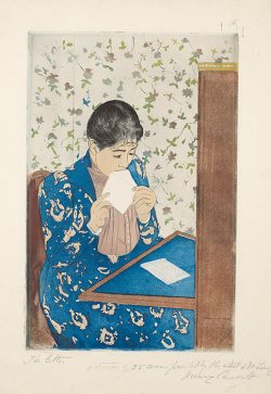 Mary Cassatt, The Letter, 1890-91.