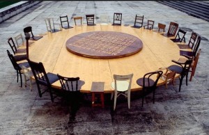 Chen Zhen, Round Table, 1995.