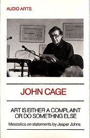 John Cage: Art is either a Complaint or do Something Else (Audio Arts TGA200414/7/3 inlay) © William Furlong.
