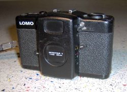 Soviet-era LOMO LC-A portable camera. Source: Wikimedia Commons.