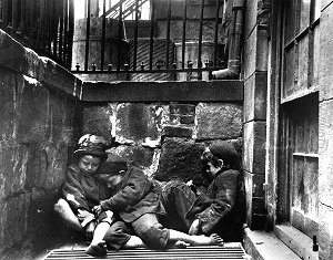 Jacob Riis, Poor schoolchildren in New York, 1890.