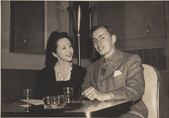 Anais Nin and Gore Vidal, 1946