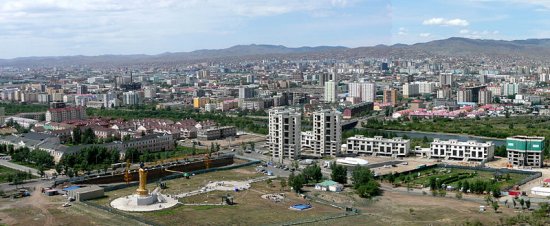 View of Ulaanbaatar. Photo: Bernd Gross. Source: Wikimedia Commons.