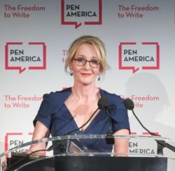 J.K. Rowling at the PEN Literary Awards Gala, May 16, 2016, Photo © Beowulf Sheehan/PEN America.