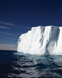 An iceberg at last. Photo: Andrew Solomon