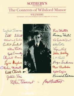 Catalogue of Sotheby's 1988 sale of the contents of Wilsford Manor.