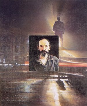 Oleg Vassiliev, Mayakovsky Square: Erik Bulatov, 1995.
