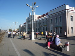 Ulaanbaatar railway station. Photo: P.L. Bogomolov. Source: Wikimedia Commons.