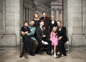 Andrew Solomon and his family. Photo: Michael Sharkey.