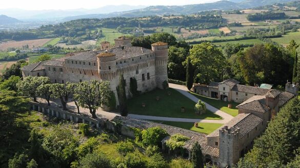 Civitella Ranieri castle in Umbria, Italy. Photo: Civitella Ranieri Foundation via Wikimedia Foundation. Licensed under the Creative Commons Attribution-Share Alike 4.0 International license.